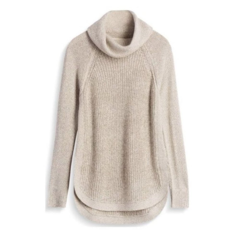 Retrod Jacobie Side Slit Sweater Knit Gray Small